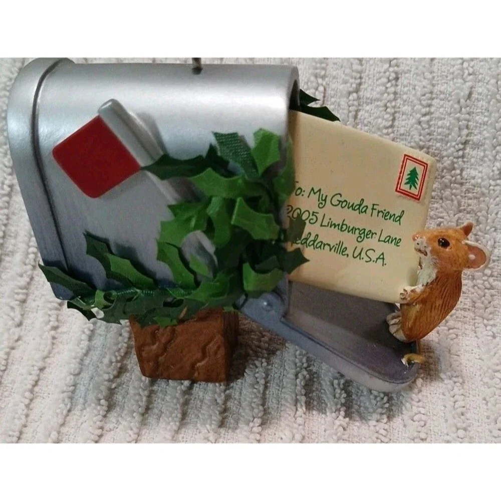 Lot Of 2 Vintage Hallmark Keepsake Ornaments To My GOUDA FRIEND/LIGHT OF LOVE